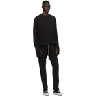 Rick Owens Drkshdw Black Vega Combo Sweatshirt