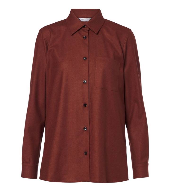 Photo: Max Mara Cashmere-blend shirt