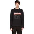 Neil Barrett Black Man-Tastic Sweatshirt