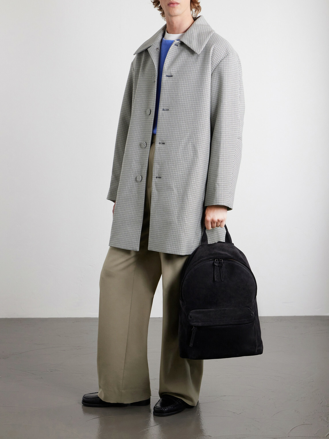 Officine Creative - OC 001 Suede Backpack