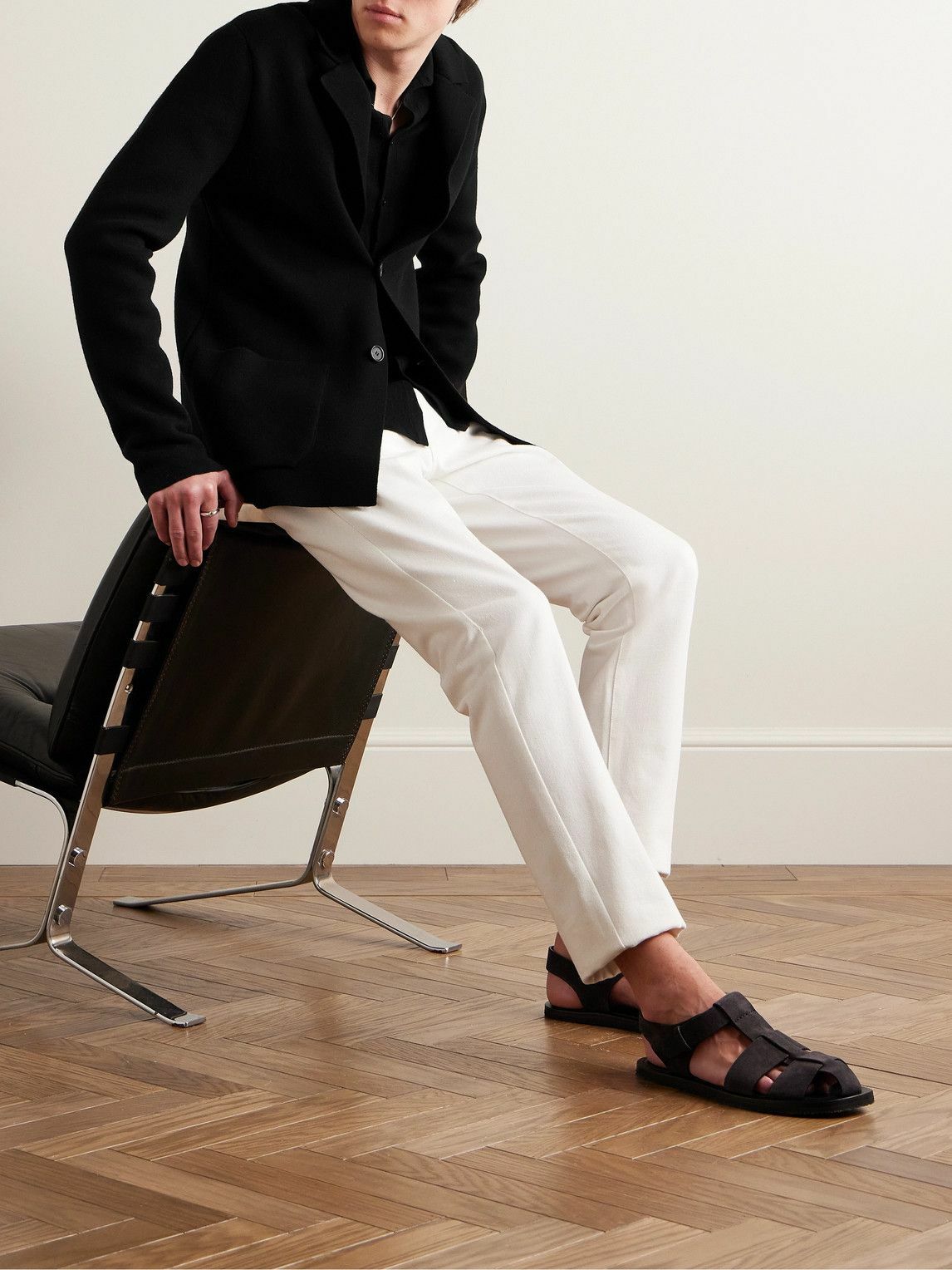 Gabriela Hearst - Culkin Slim-Fit Unstructrued Wool Blazer - Black