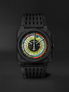 Bell & Ross - BR 03-94 Multimeter Limited Edition Automatic 42mm Ceramic and Rubber Watch, Ref. No. BR0394-SW-CE/SRB