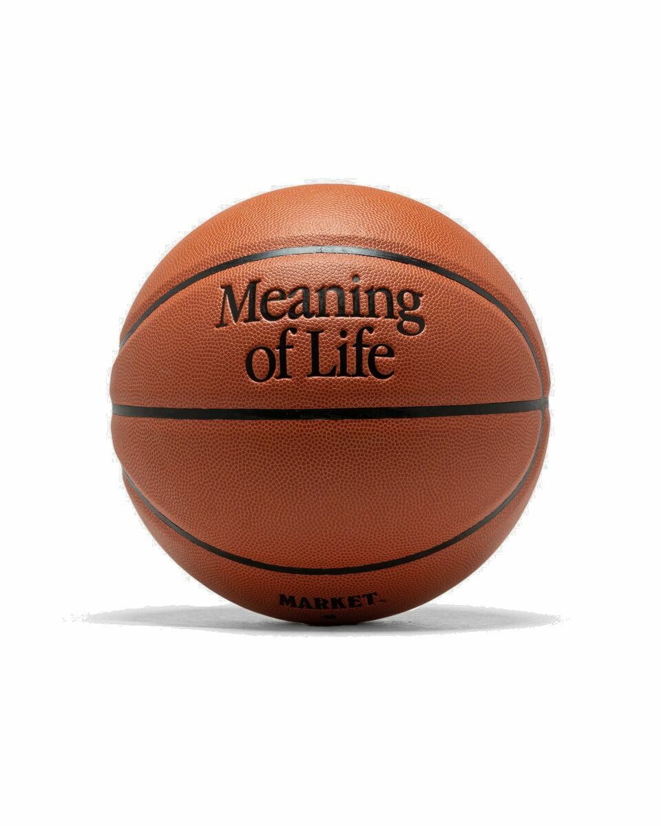 Photo: Market Meaning Of Life Basketball Size 7 Orange - Mens - Sports Equipment