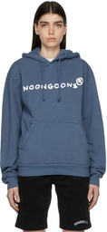 Noon Goons Blue Cotton Hoodie