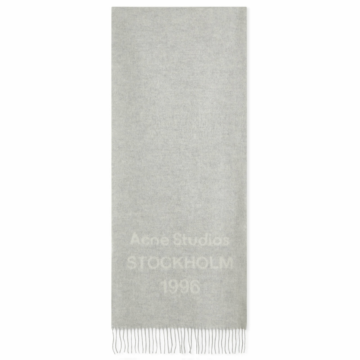 Acne Studios Canada New Scarf in Powder Blue Melange Acne