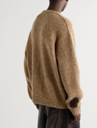 Acne Studios - Oversized Polka-Dot Intarsia Wool Sweater - Brown