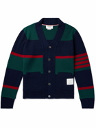 Thom Browne - Striped Cashmere Cardigan - Blue