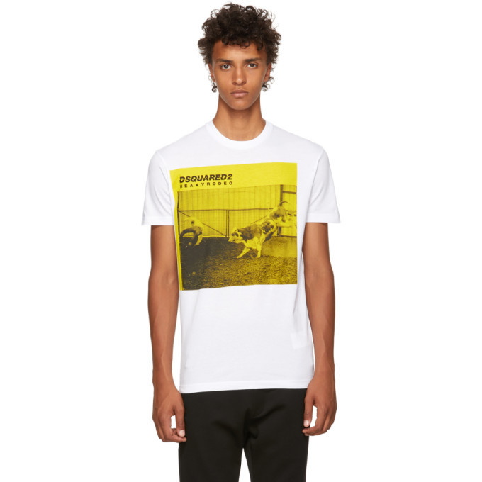 Photo: Dsquared2 White Dyed T-Shirt