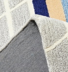 Pieces - Net Patterned Rug, 4' x 6' - Blue