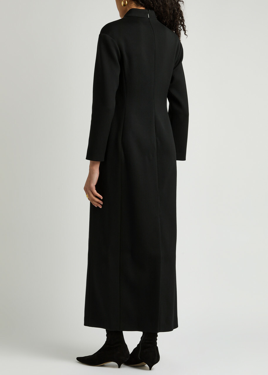 light blue mother of bride dress MGNY Madeline Gardner New York 72916 Long the Color:Ink-Blue short-name:Black Black Dress Beautifully draped