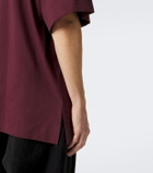 Simone Rocha Lace-up cotton polo shirt