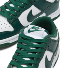 Nike Dunk Low Retro in White/Varsity Green