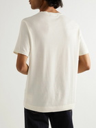 Boglioli - Slim-Fit Cotton and Cashmere-Blend Jersey T-Shirt - Neutrals