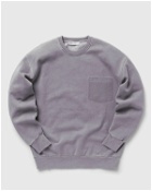 Jw Anderson Faded Logo Pocket Sweatshirt Purple - Mens - Sweatshirts