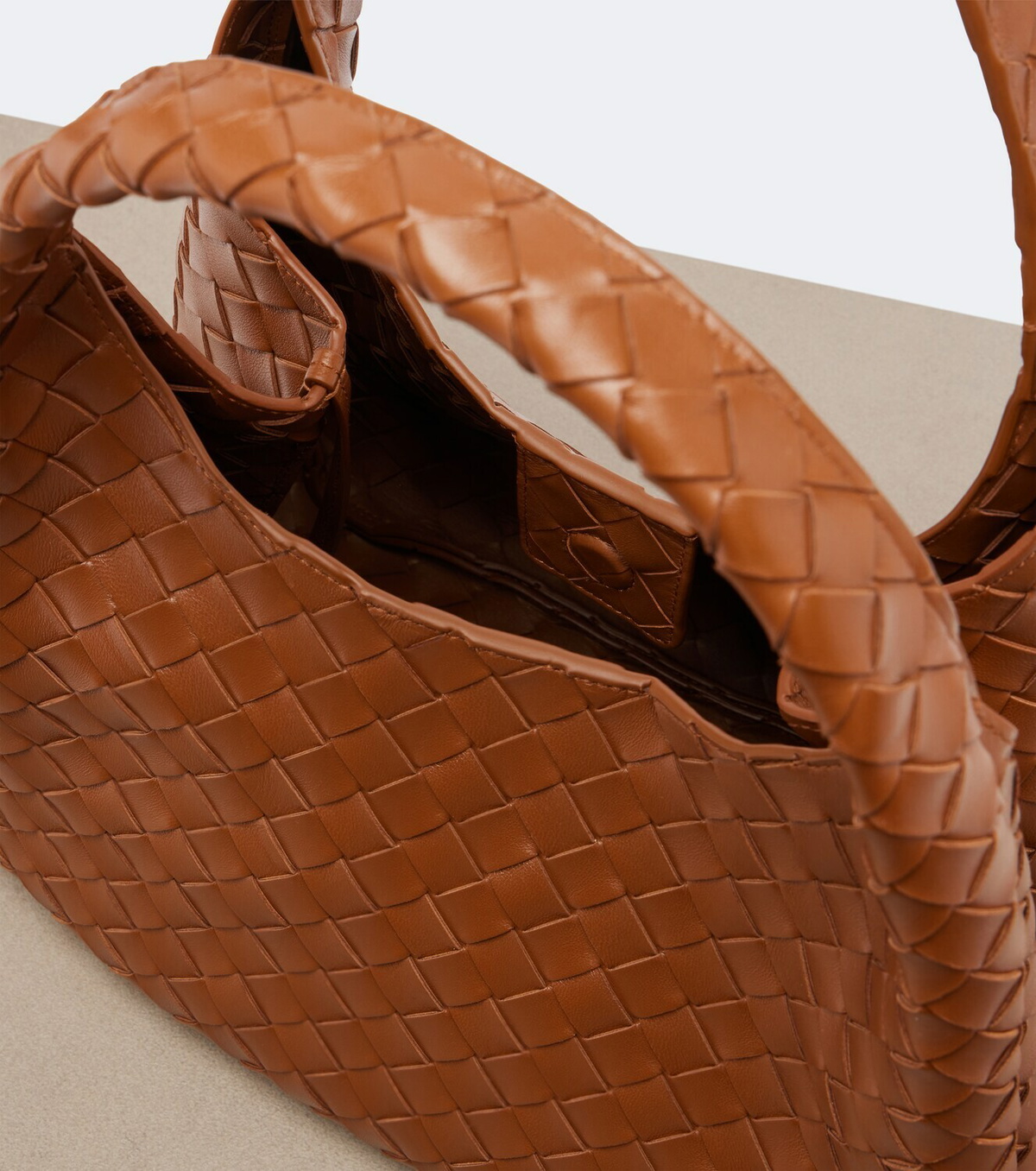 Bottega Veneta Campana Intrecciato Medium leather shoulder bag