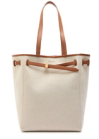 Veronica Beard Dash Canvas Tote bag - Cream - One Size
