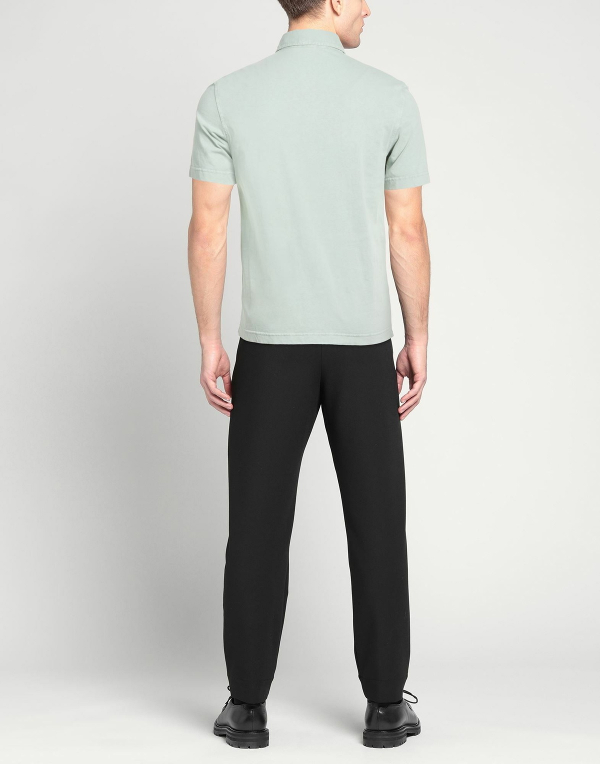 Drumohr Mens Polo shirt in Sage green