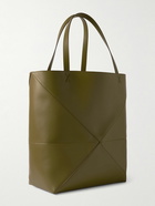 LOEWE - Puzzle Fold Large Panelled Leather Tote Bag