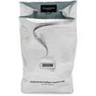 Alexander Wang Silver Lunch Bag Clutch