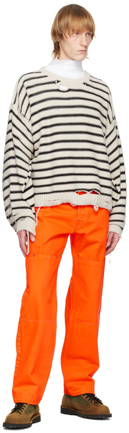 CARSON WACH Orange 'The Original 333' Jeans