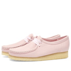 Clarks Originals Women's Leather Wallabee Boot in Baby Pink Lea