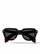 Jacques Marie Mage - Hopper Goods Taos Square-Frame Acetate and Silver-Tone Sunglasses