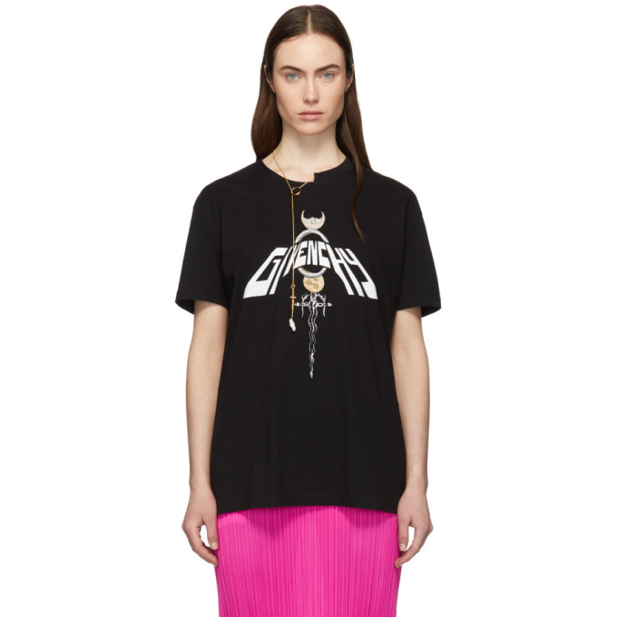 Givenchy Black G Chain Moon T-Shirt Givenchy