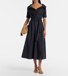 Altuzarra Lydia wrapped denim midi dress