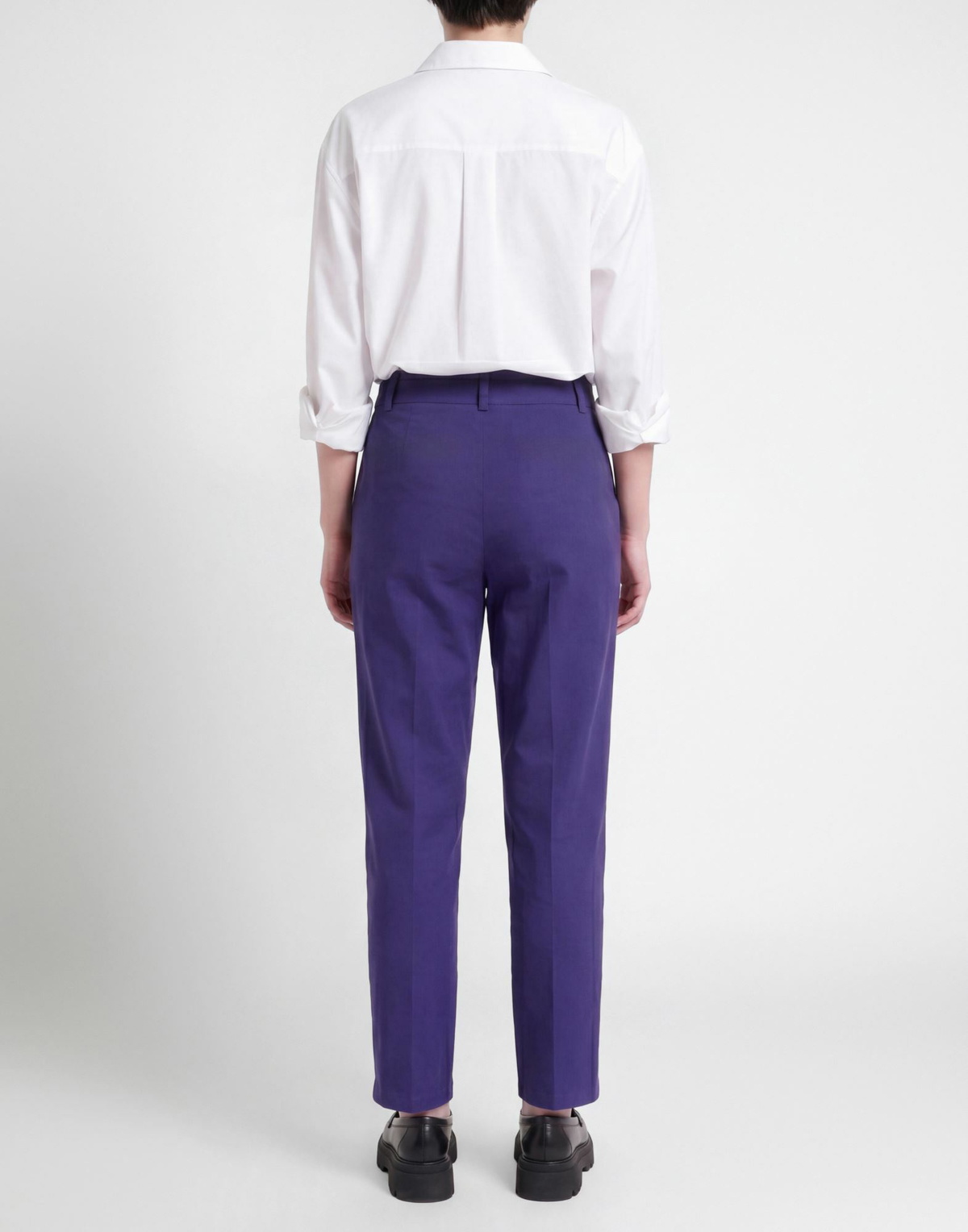 Alessia Santi Womens Pants in Purple