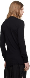 Rick Owens Black Basic Long Sleeve T-Shirt