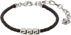 Versace Greca Leather Bracelet