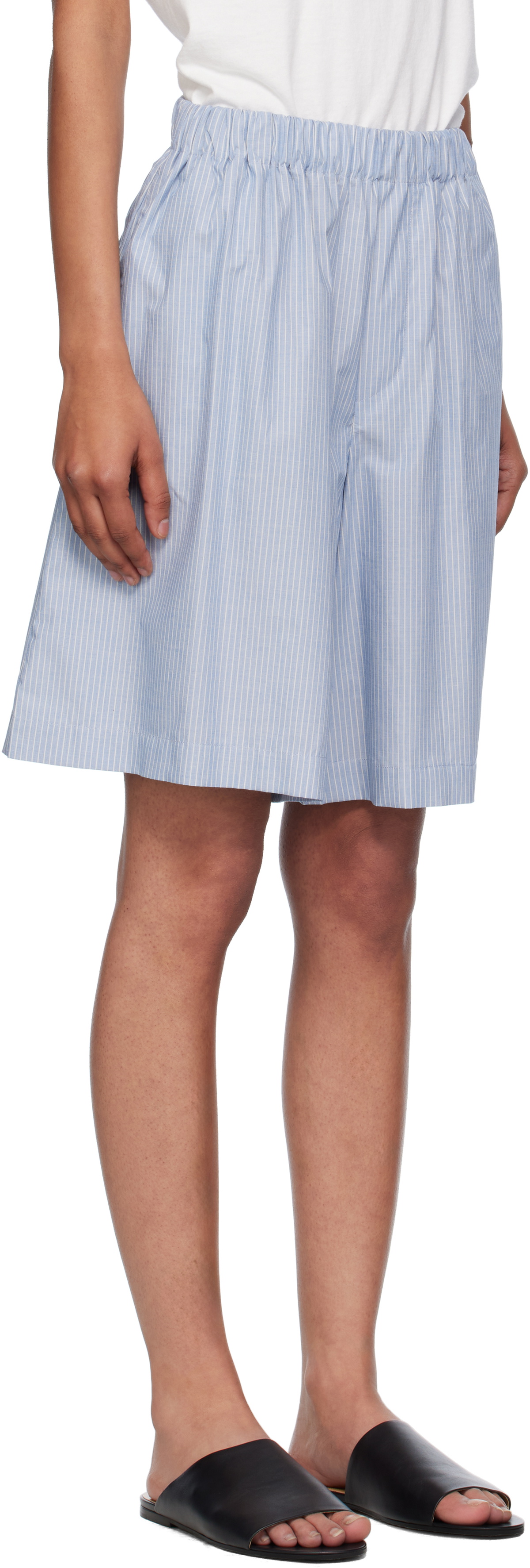 Baserange Blue Claude Shorts