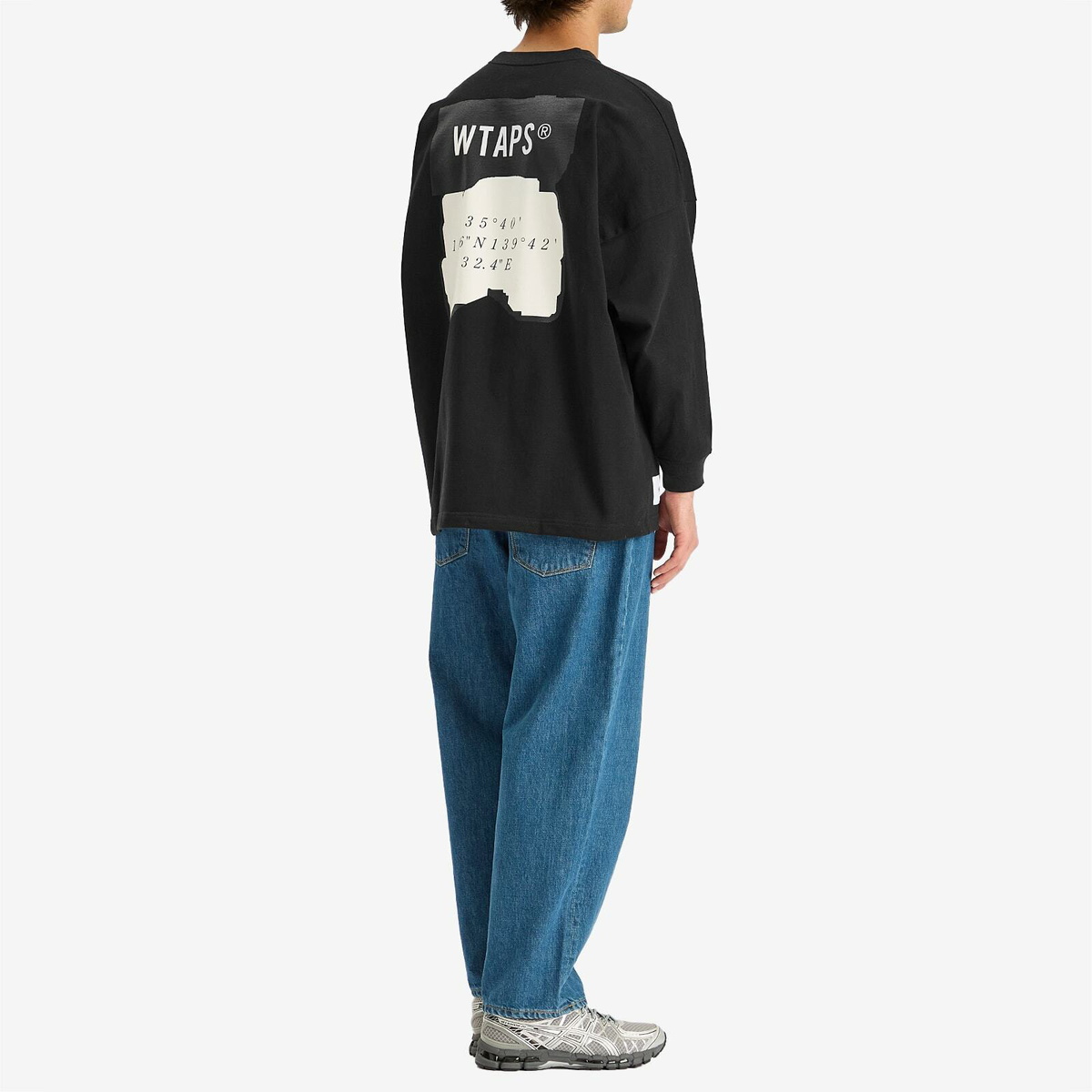 WTAPS Men's Scab Long Sleeve T-Shirt in Black WTAPS