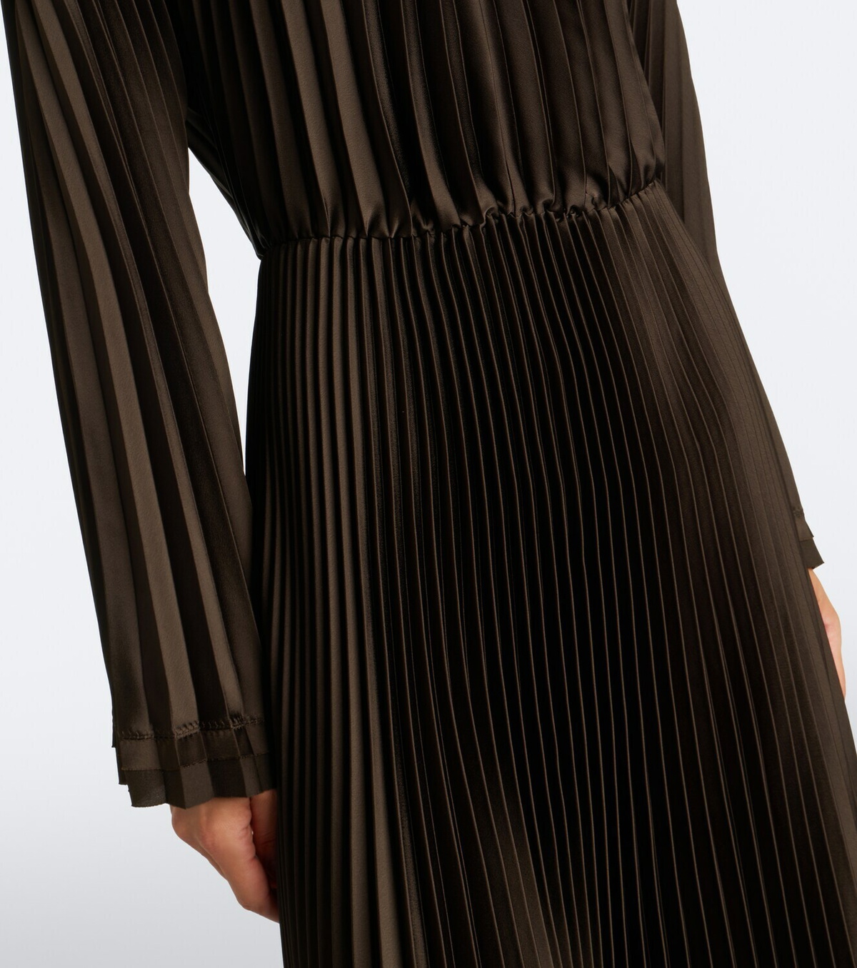 Vince Pleated midi dress