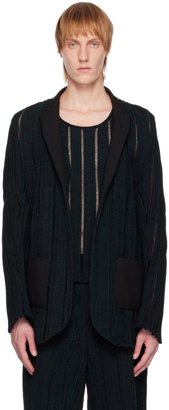 Photo: Steven Passaro SSENSE Exclusive Black Khanh Brice Nguyen Edition Blazer