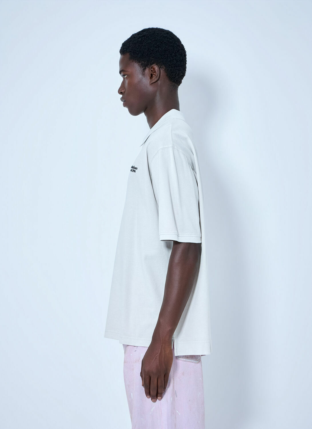 Acne Studios Washed Logo Polo Shirt