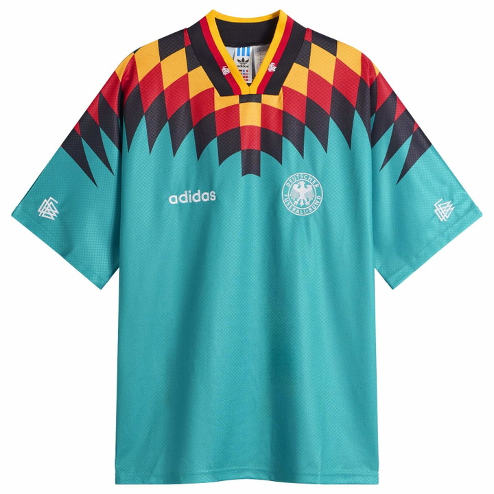 Photo: Adidas Men's Germany 1994 Away Jersey Top in Power Green