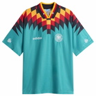 Adidas Men's Germany 1994 Away Jersey Top in Power Green