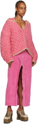 Eckhaus Latta Pink Crewneck Jacket