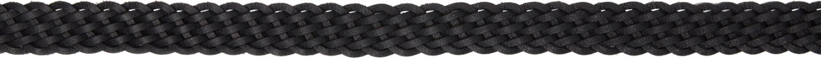 Fax Copy Express Black Twisted Hardware Belt