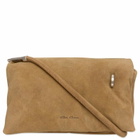 Rick Owens Women's Shoulder Pillow Griffin Bag in Sumi Brown 