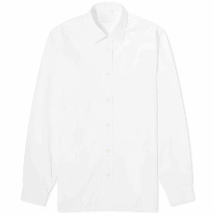 Photo: Givenchy Men's 4G Embroidered Poplin Shirt in White