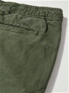 MANAAKI - Rua Cotton and Lyocell-Blend Twill Drawstring Cargo Shorts - Green