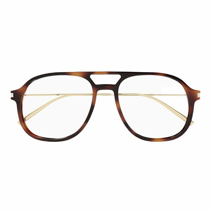 Photo: Saint Laurent Eyewear Pilot Frame Glasses