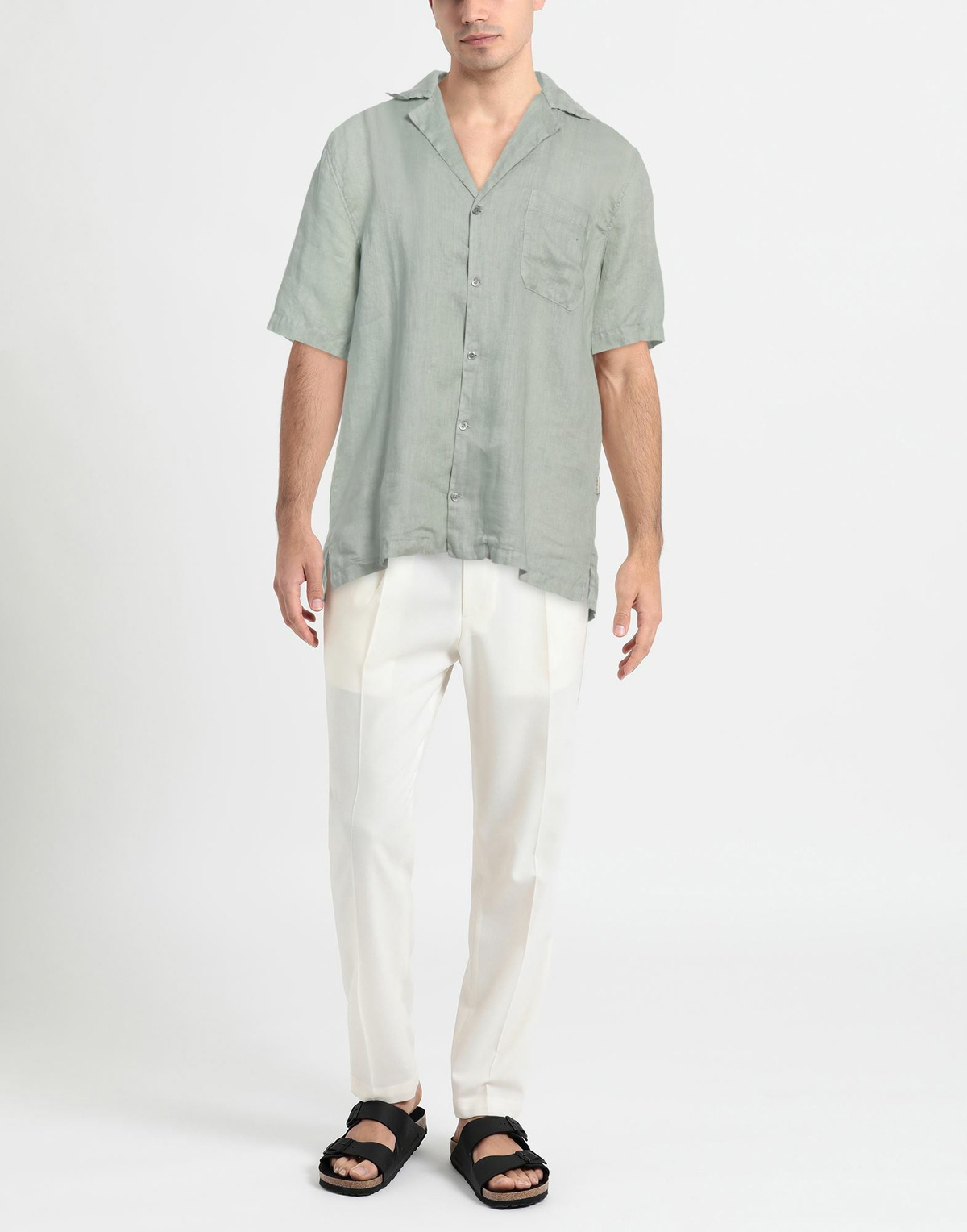 Crossley Mens Shirt Light in Green