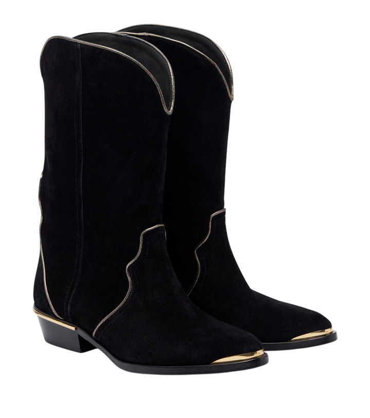 Photo: Isabel Marant Elbini suede cowboy boots