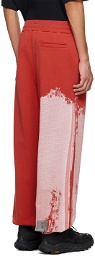 A-COLD-WALL* Red Brushstroke Sweatpants