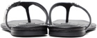 Alexander Wang Black Ivy Thong Flat Sandals