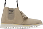 Clarks Originals Taupe Neighborhood Edition Suede Desert Boots