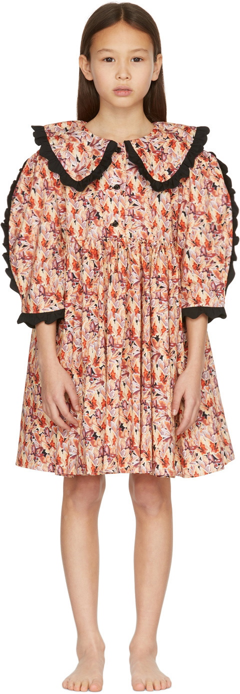 Kika Vargas Kids Red Oli Dress